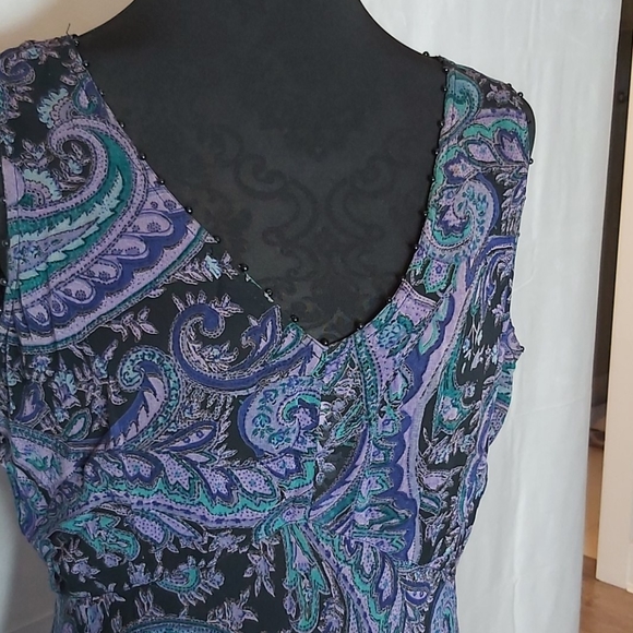 Sleeveless Rayon dress - Picture 3 of 9